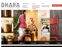 Tablet Screenshot of dhaba.com.au